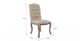 Brosa Marie Dining Chairs French Beige – view 7