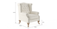 Brosa Nottage Armchair (Classic Cream)