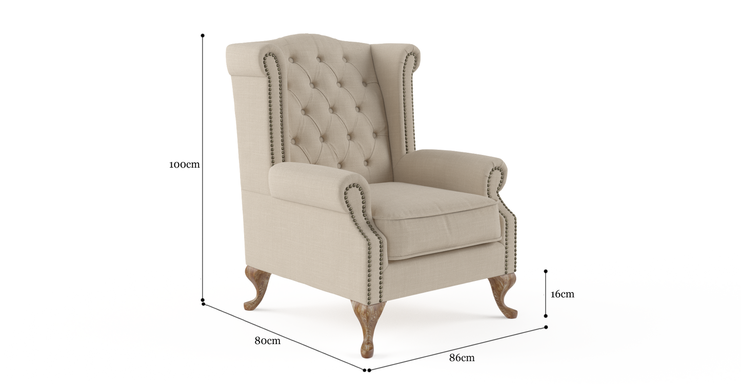 Brosa Nottage Armchair - French Beige