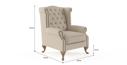 Brosa Nottage Armchair - French Beige