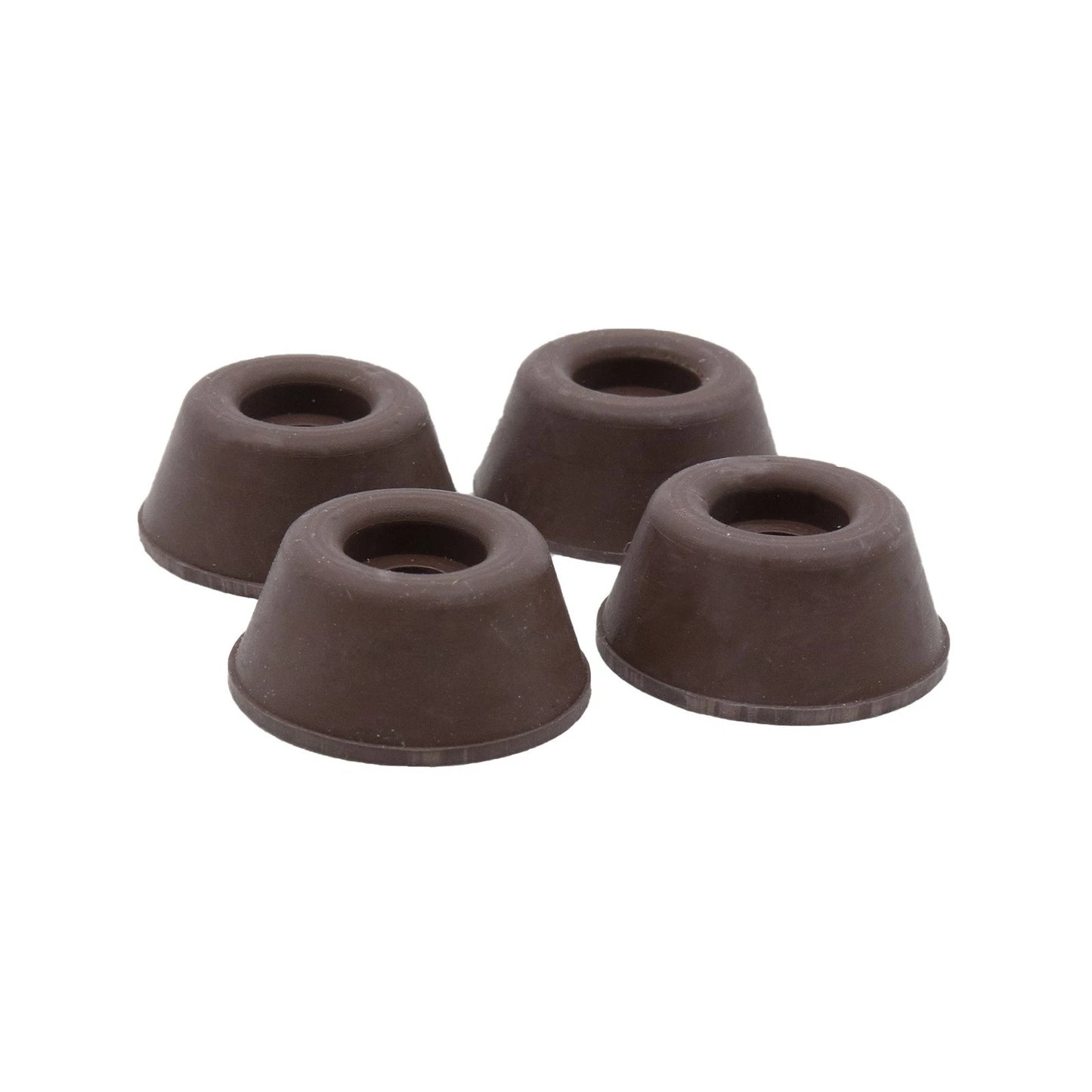 Surface Gard 22mm Brown Screw-In Pads - 4 pcs, Noise & Scratch Protection
