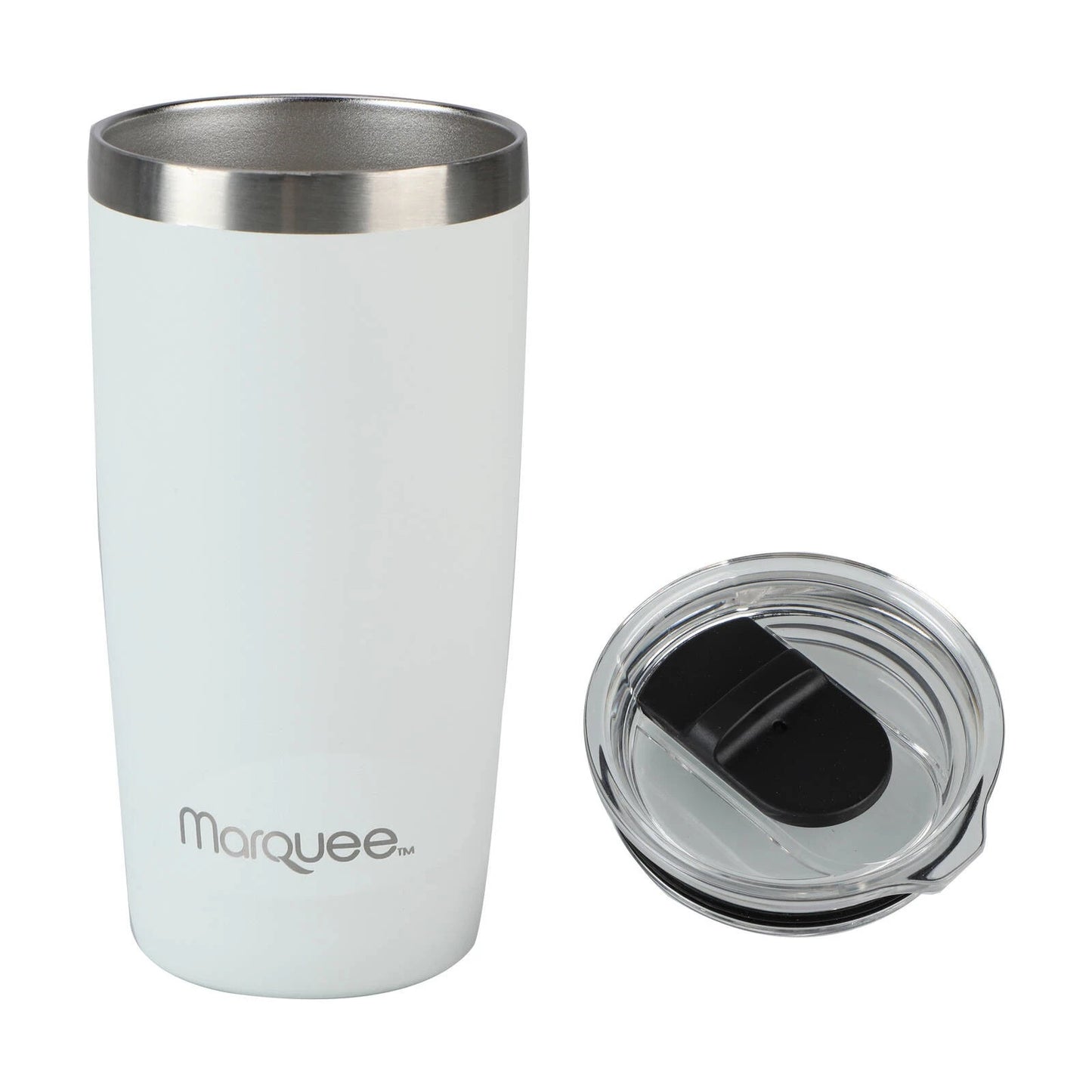 Marquee 335ml Insulated Coffee Tumbler, Stainless Steel, Double Wall, Keeps Drinks Hot/Cold