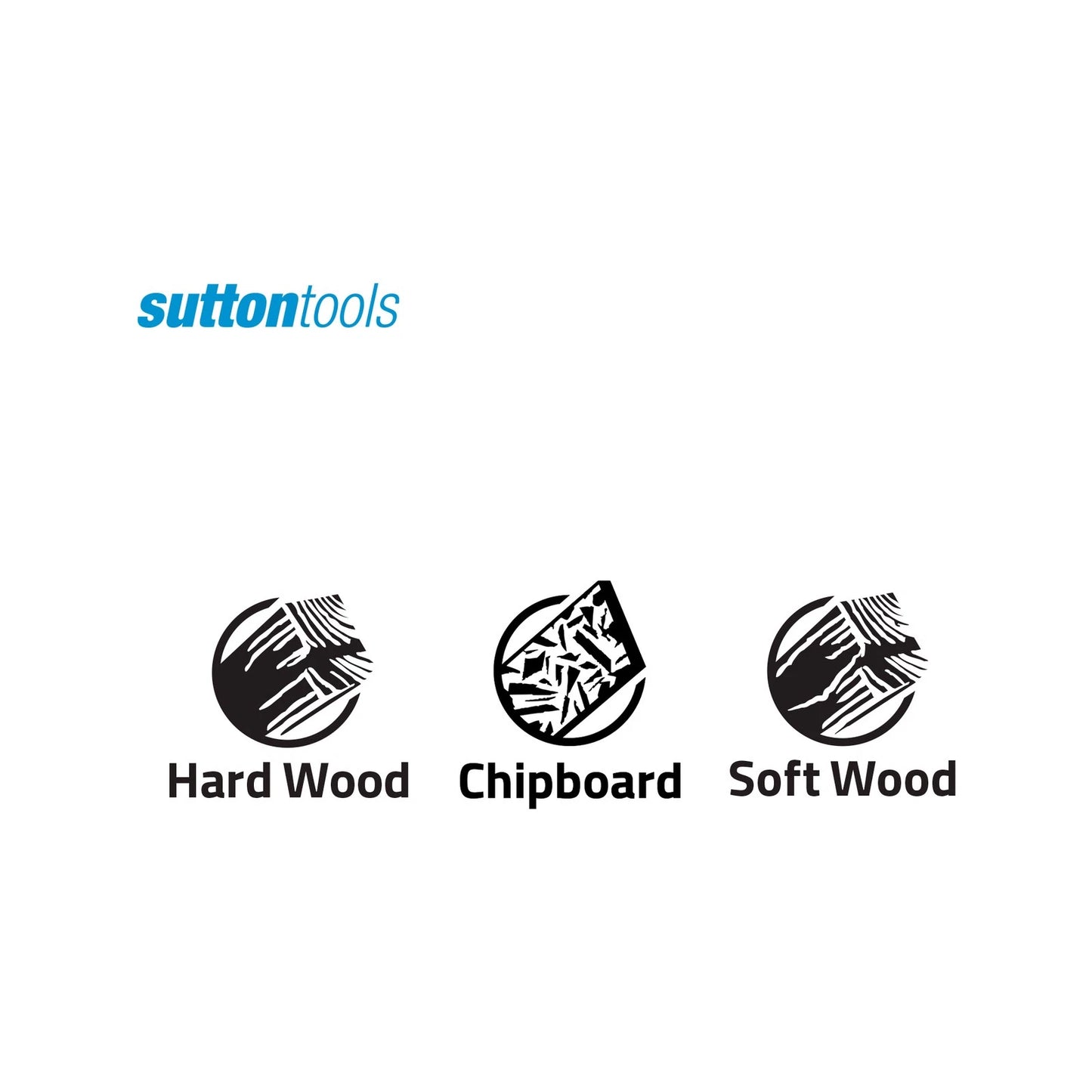 Sutton Tools 170 x 8mm Short Auger Bit, Hex Shank, Solid Centre, Fast Timber Drilling