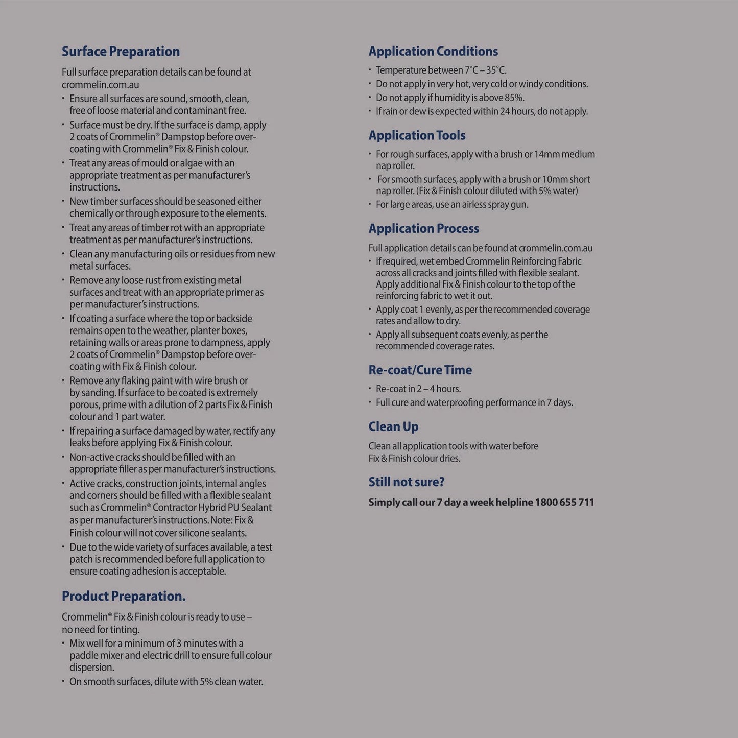 Crommelin 10L Red Fox Waterproof Exterior Paint - Fix & Finish, UV Resistant, Low VOC