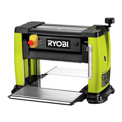 Ryobi 1500W Planer Thicknesser, 9000 RPM, 318mm Capacity, Dual Blade, Anti-Kickback Guard
