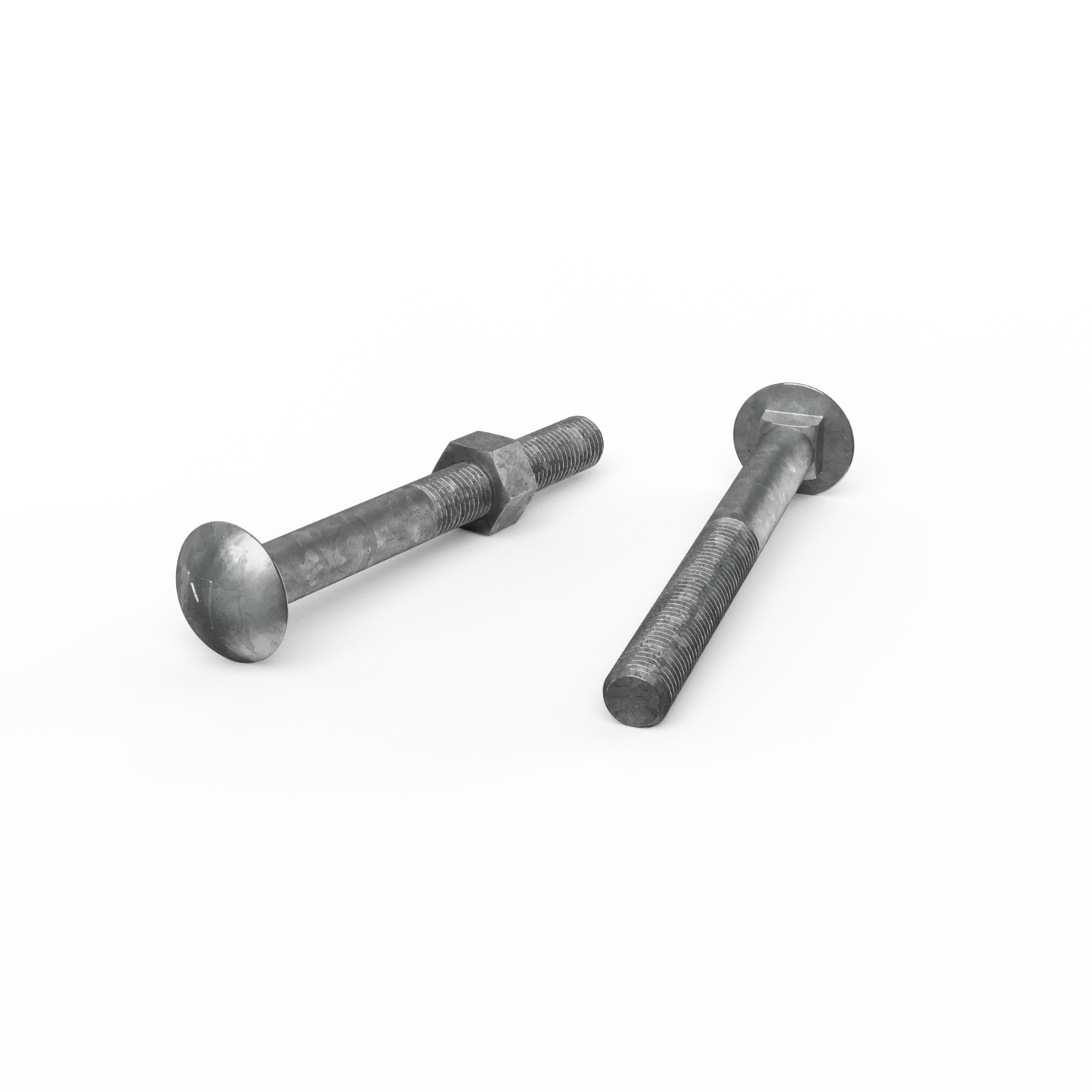 ZENITH M16 x 150mm Galvanised Cup Head Bolts & Nuts - Corrosion Resistant, AS Compliant