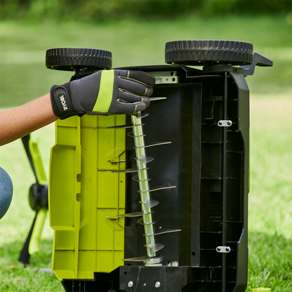 Ryobi One+ 18V Brushless Cordless Scarifier, Dual Battery, 35cm Path, Adjustable Depth