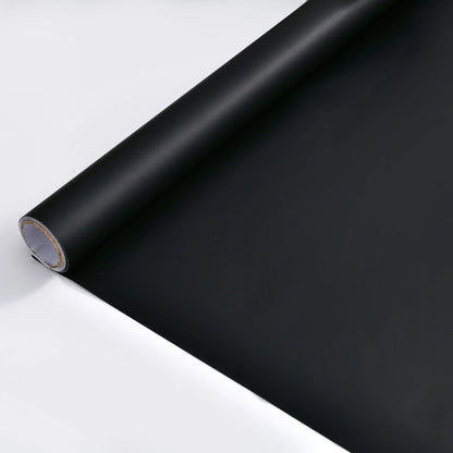 Pillar Black Plain Adhesive Window Film 0.45 x 2m - Privacy & Matte Finish