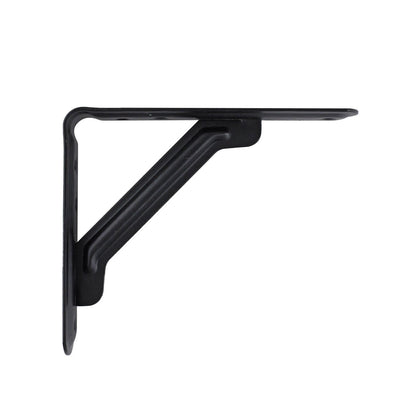 Carinya Black Light Stayed Bracket 150x125mm, 100kg Load, Powder Coated Steel