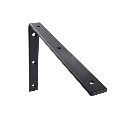Carinya Heavy-Duty Black Angle Bracket 250x200mm, Stainless Steel, Indoor/Outdoor Use