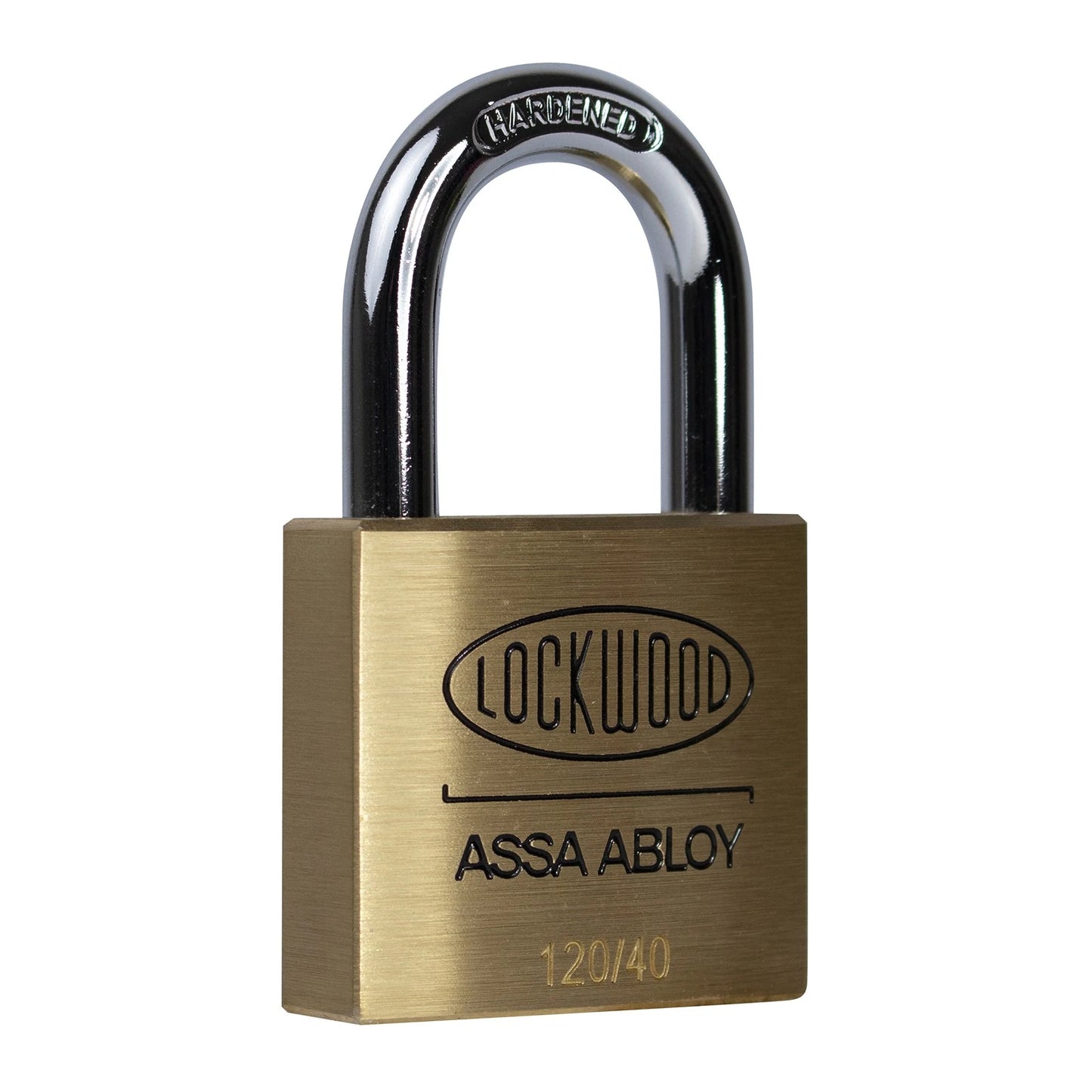 Lockwood 40mm Brass Padlock 2 Pack - Heavy Duty, Corrosion Resistant, Double Locking