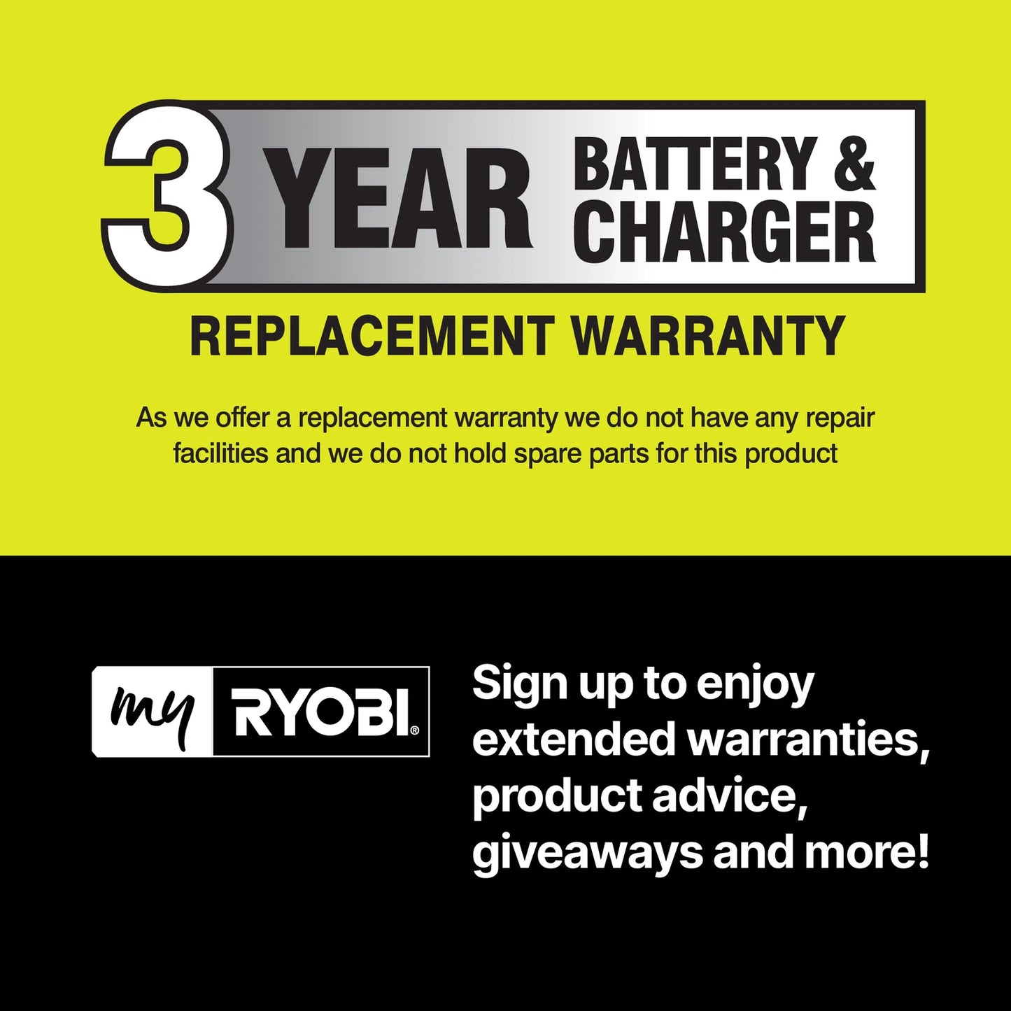 Ryobi 18V ONE+ 2.0Ah Battery & Charger Kit with Deep Discharge Protection