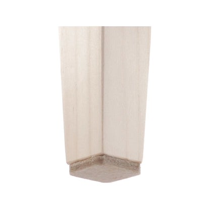 Surface Gard Beige Adhesive Felt Pads 25x25mm - 16 Pack, Noise Reduction & Surface Protection