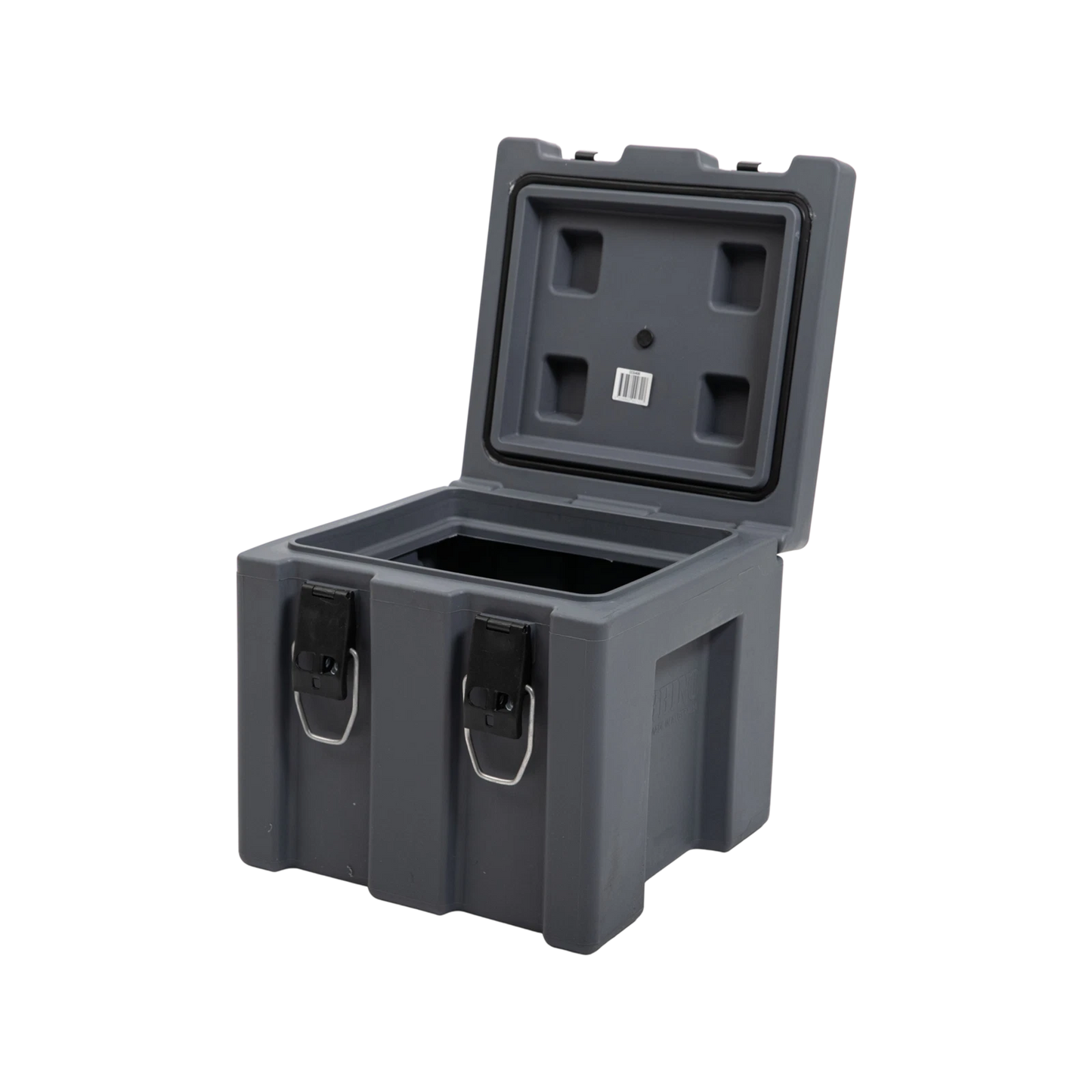 Rhino Toolbox 400x400x400mm Grey Cargo Case, Durable Polyethylene, Water-Resistant Seal