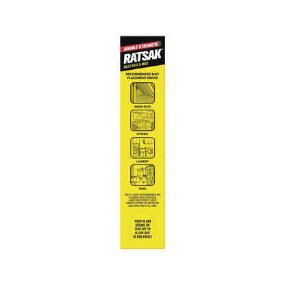 RATSAK 350g Double Strength Bait Station - Safe, Effective Indoor Rodent Control