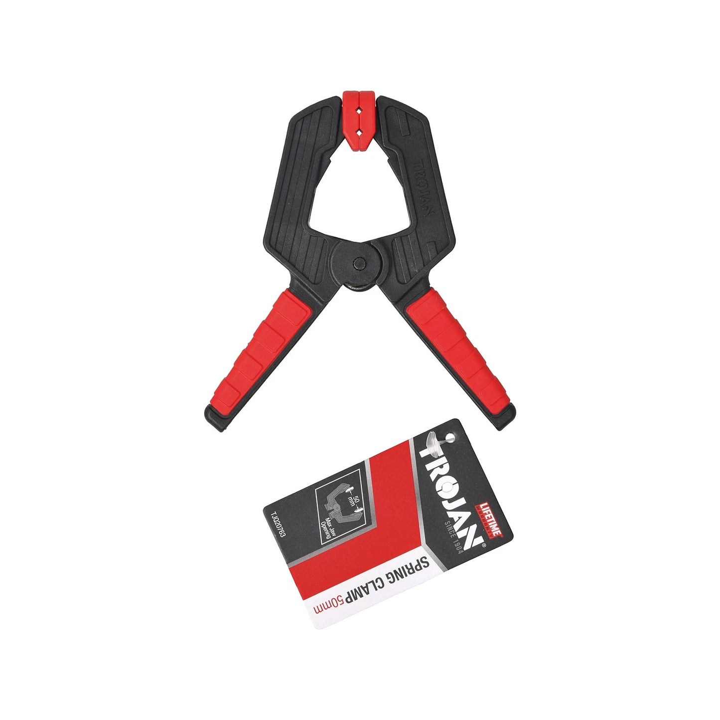 Trojan 50mm Spring Clamp - Strong Grip, Lightweight, Lifetime Warranty