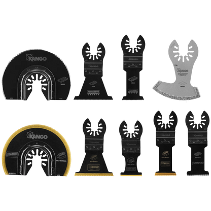 Kango 35mm Bi-Metal Plunge Cut Multi Tool Blade 3 Pack - TiN Coated, Versatile Cutting