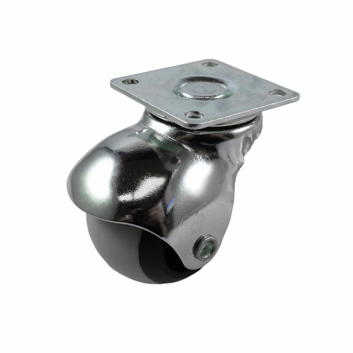 Easyroll 38mm 25kg Swivel Plate TPR Ball Wheel Castor for Indoor Furniture