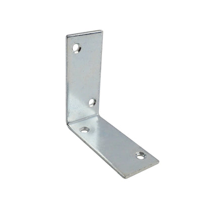Carinya Zinc Plated Reinforcing Angle Bracket 100x100x40x3.5mm Durable Indoor/Outdoor Use