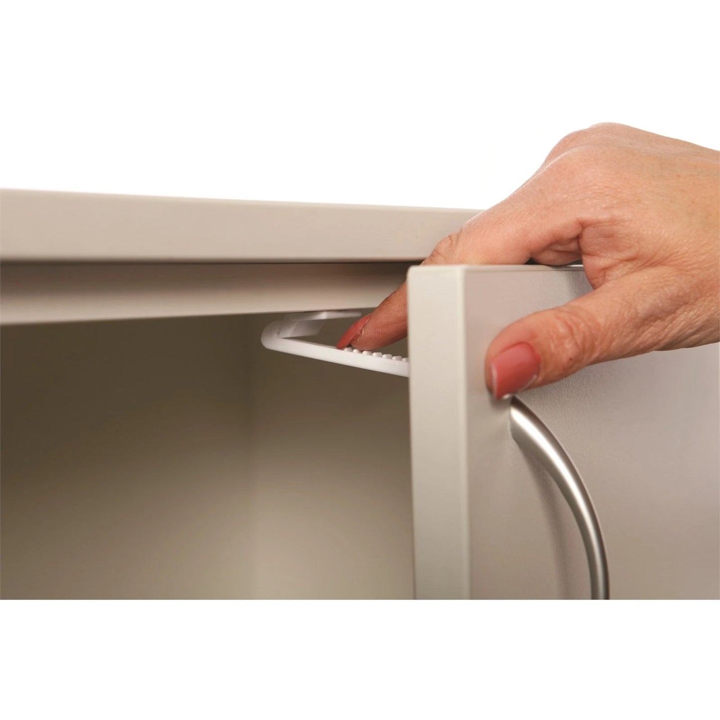 Dreambaby Child Safety Catches 6 Pcs - Easy Install, Sleek Design, White