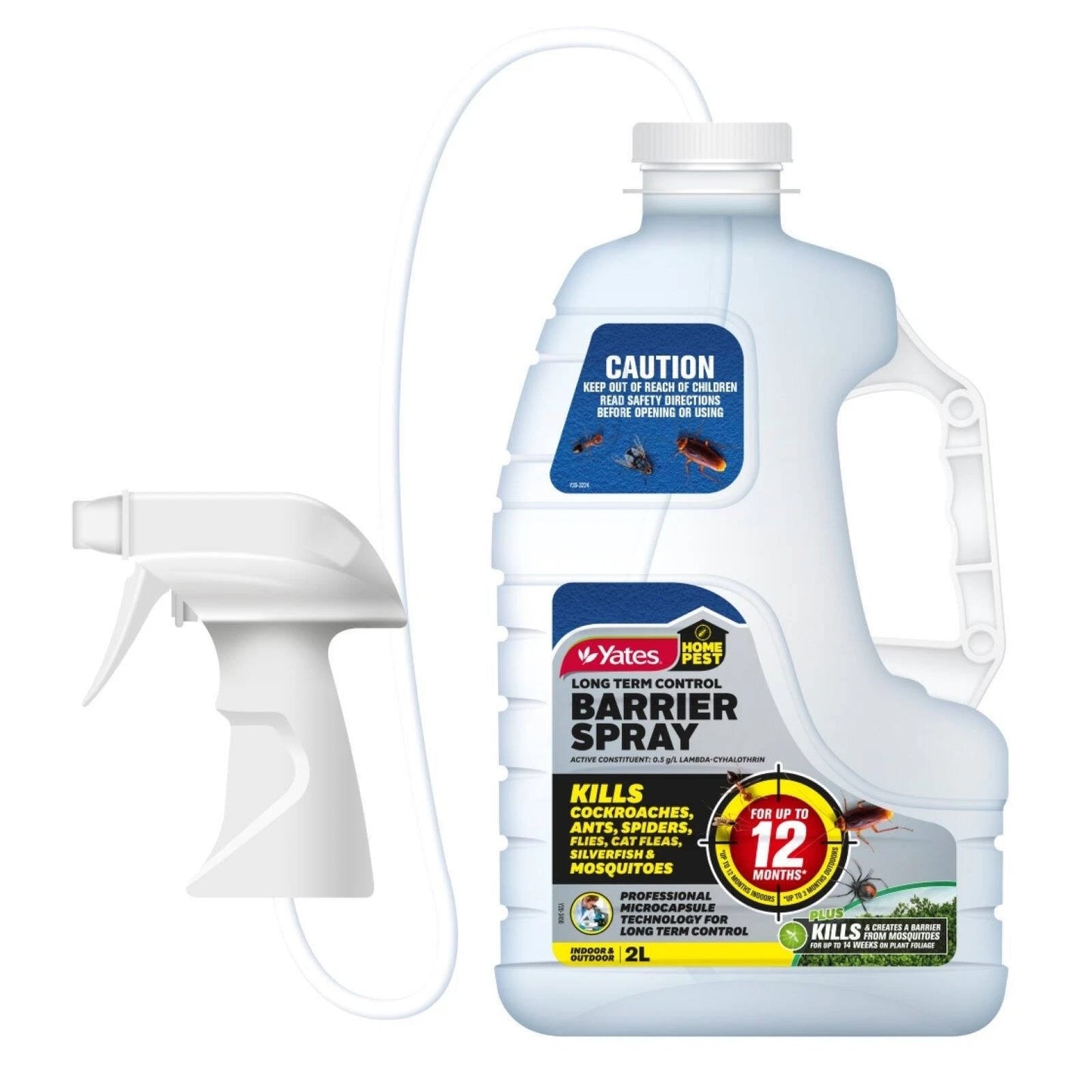 Yates 2L Home Pest Control Spray - 12 Month Indoor & 3 Month Outdoor Protection