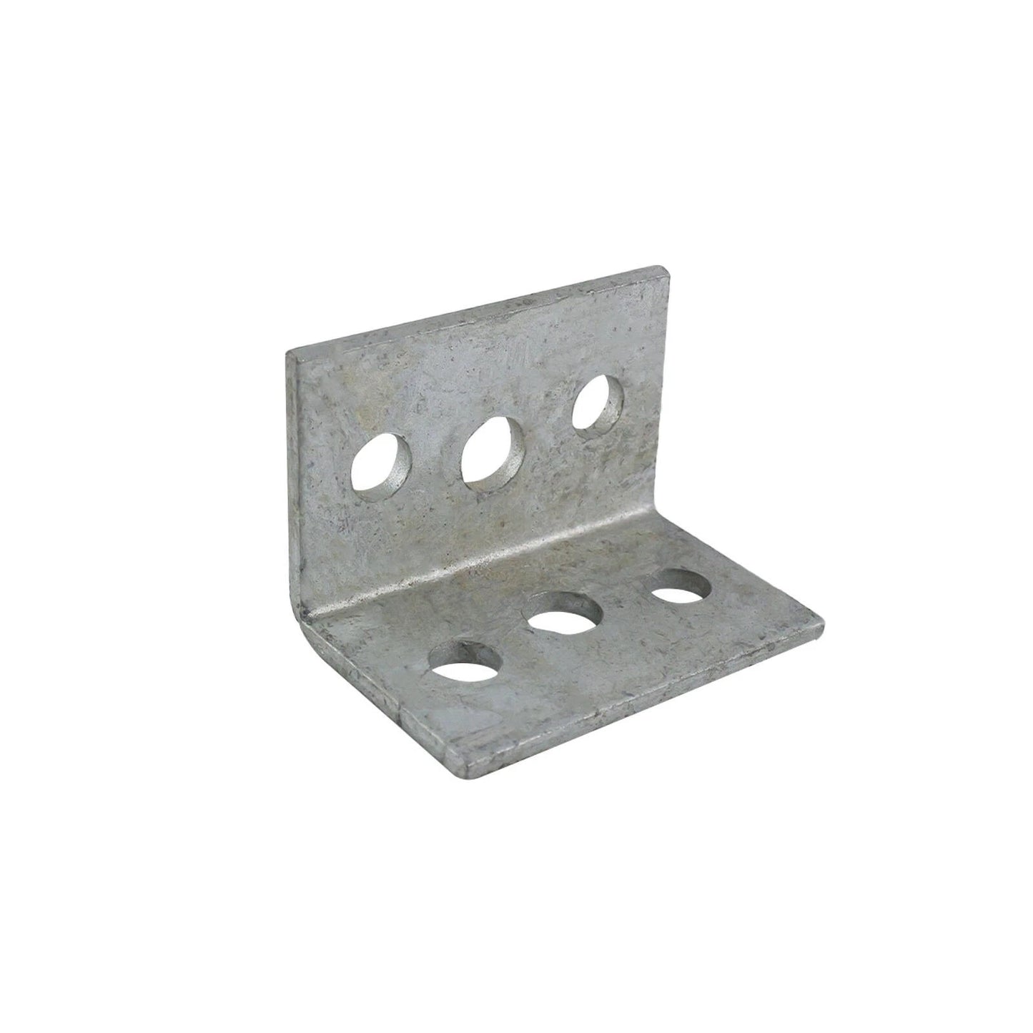 Carinya Galvanised Reinforcing Angle Bracket 50x50x75x4mm, 600kg Load, Indoor/Outdoor Use