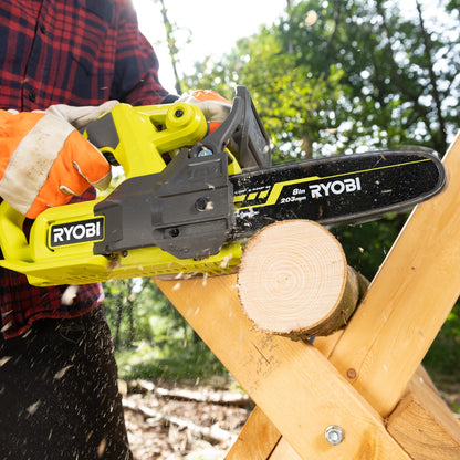Ryobi One+ 18V Cordless 8" Pruning Chainsaw, Lightweight, No Oil Needed, Tool Only