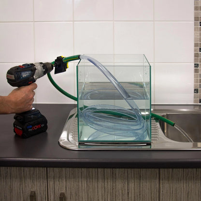 Josco Drill Powered Pump, 1,500L/hr, 3 Bar, Self-Priming, Garden Hose Compatible