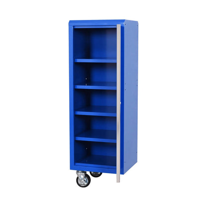 Kincrome BLUESTEEL 4 Shelf Side Locker, Heavy Duty Steel, Adjustable Shelves, UV Coated