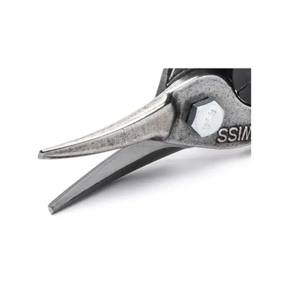 Crescent WISS 248mm Right Cut Aviation Snips, Serrated Blades, Ergonomic, Made in USA