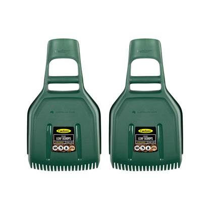 Cyclone Leaf Scoops 2 Pack - High Capacity, Durable, Lightweight, Made in Australia