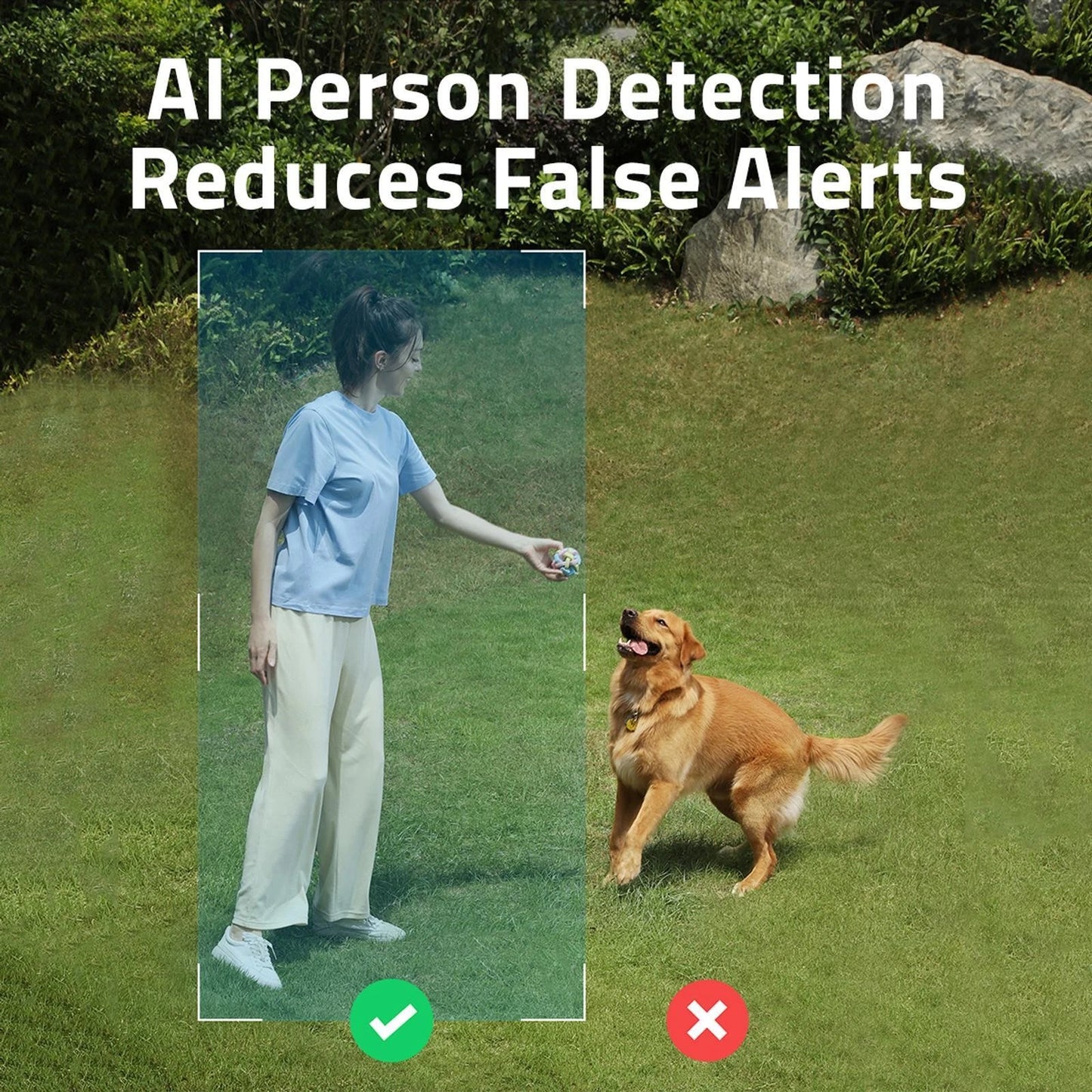 Eufy 2K Solar Security Spotlight Camera, Wireless, AI Detection, No Fees