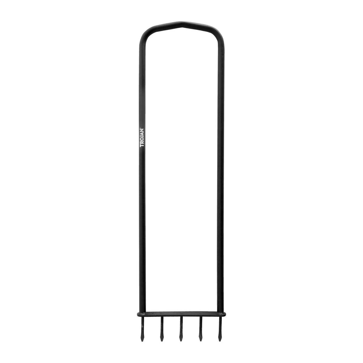 Trojan All Steel Spiked Lawn Aerator, Carbon Steel, 5 Sharp Tines, Ergonomic Design