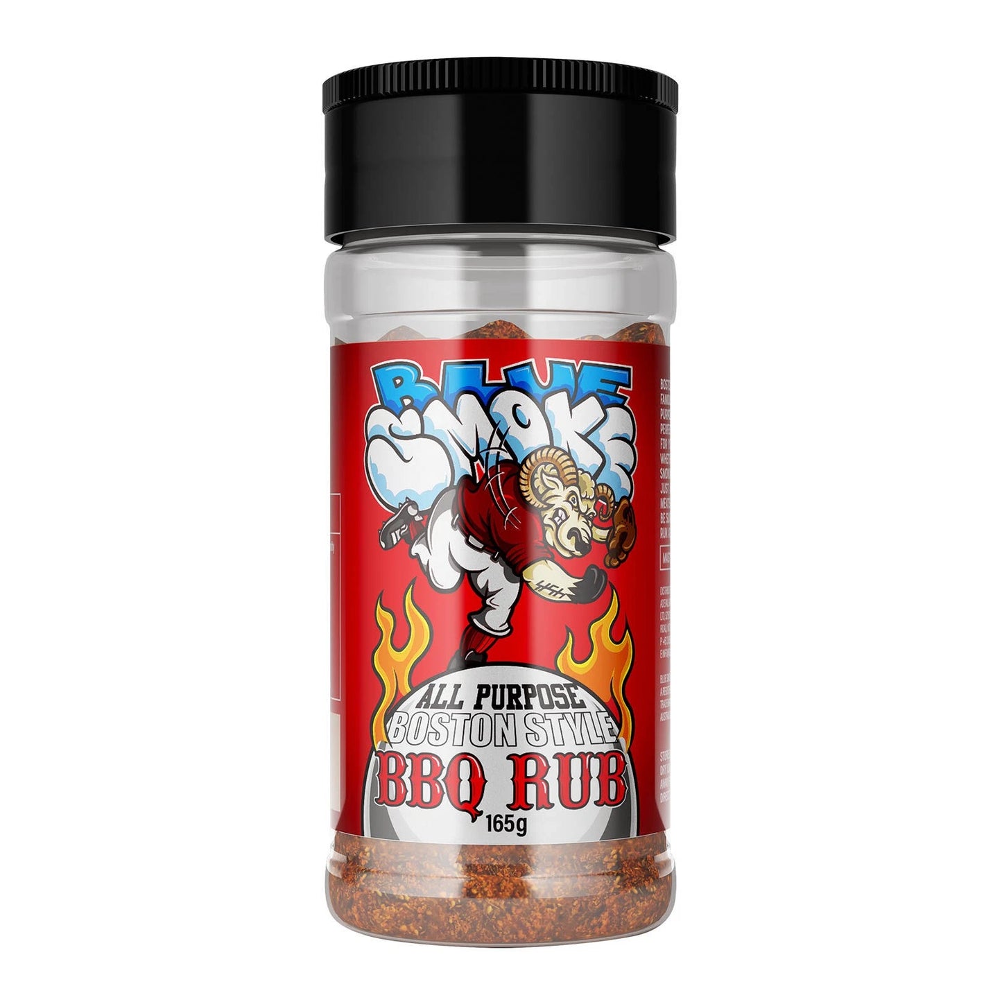 Blue Smoke 165g BBQ Rub - Gluten-Free American-Style, Award Finalist, Made in Australia