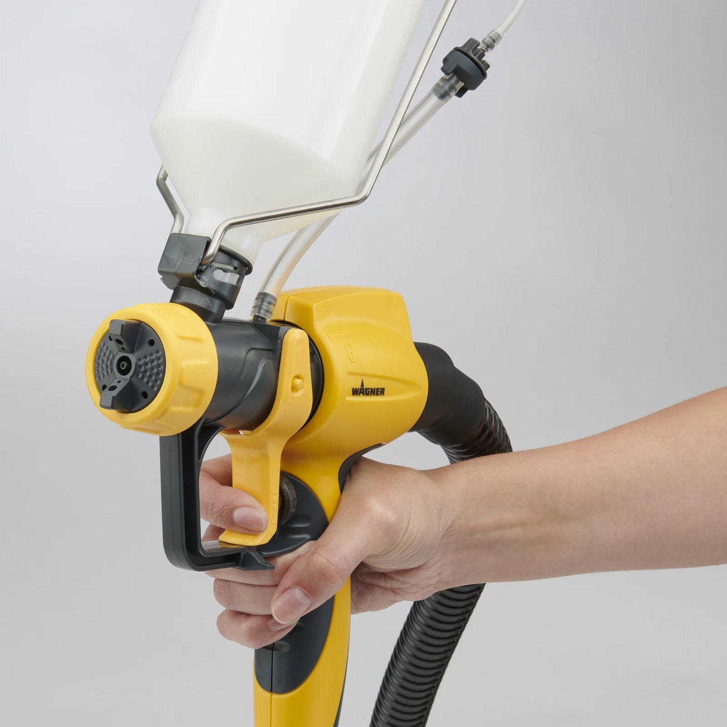 Wagner Gravity Feed Spray Attachment, Compact Design, 600ml Capacity, Adjustable Spray Patterns