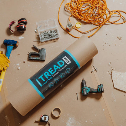 Visy Heavy Duty Surface Protection Roll 940mm x 32m, Reusable, Moisture & Paint Resistant