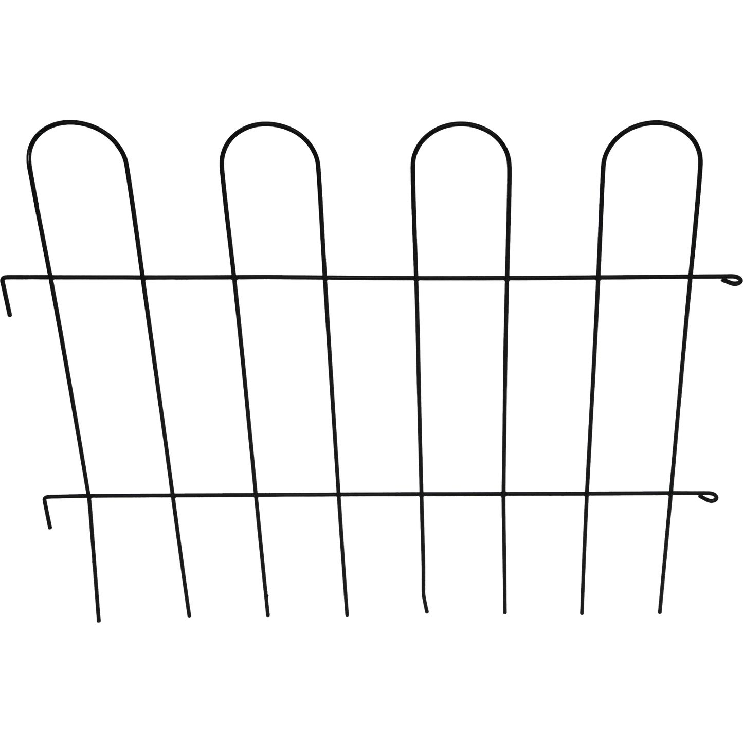 Jack Black Steel Garden Edging Panel 760x890mm, Decorative & Durable