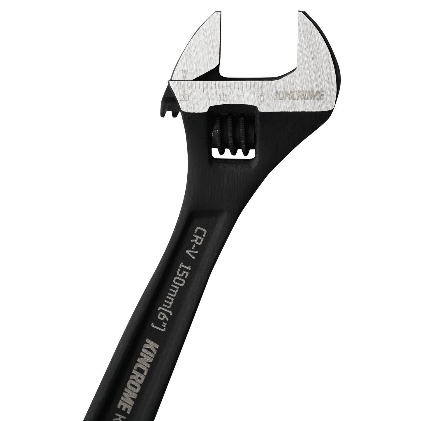 Kincrome Adjustable Wrench 150mm - 19mm Jaw, Black Phosphate, CR-V Steel