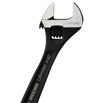 Kincrome Adjustable Wrench 150mm - 19mm Jaw, Black Phosphate, CR-V Steel
