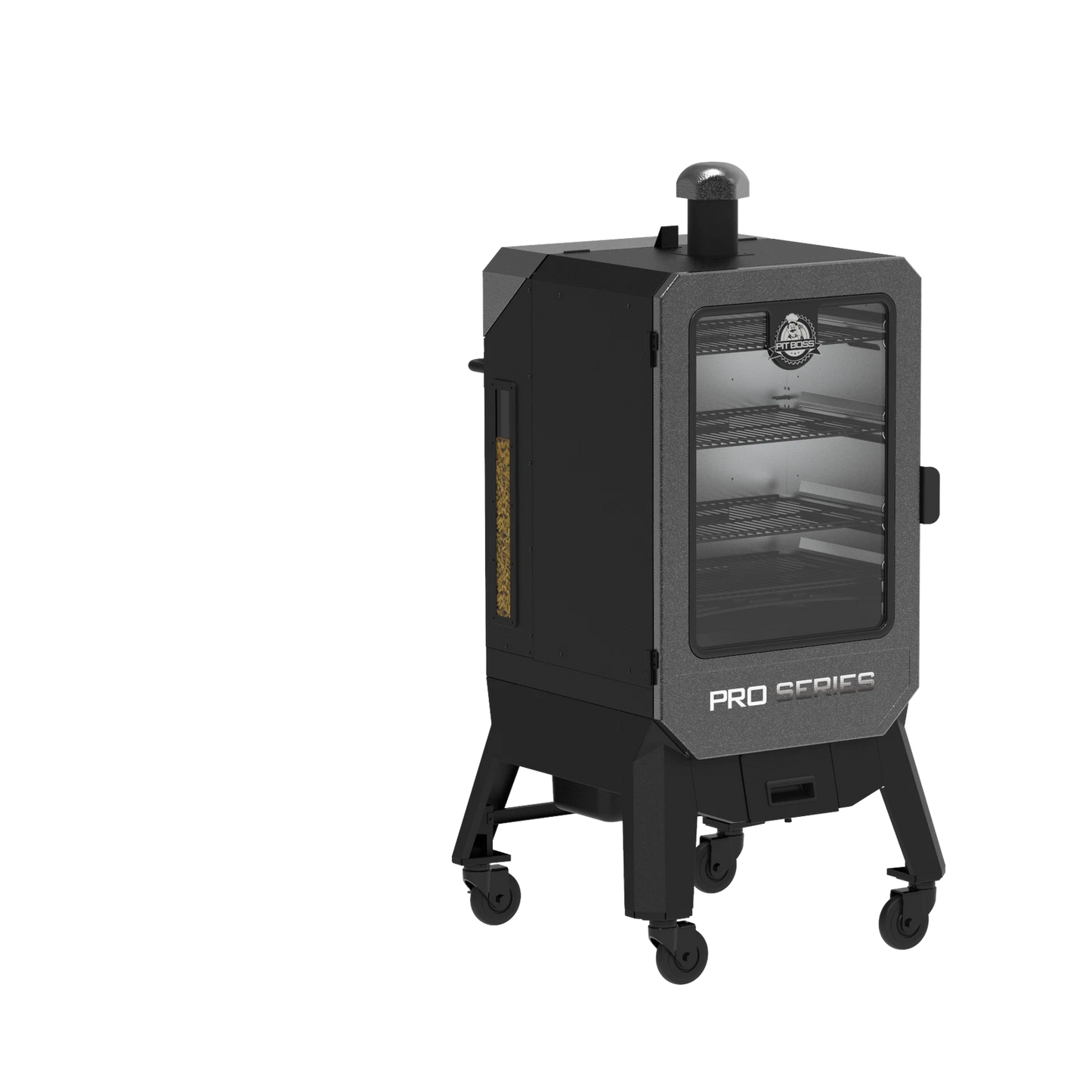 Pit Boss Pro 4 Vertical Pellet Smoker with Smart Control, 5-in-1 Cooking, Large Capacity