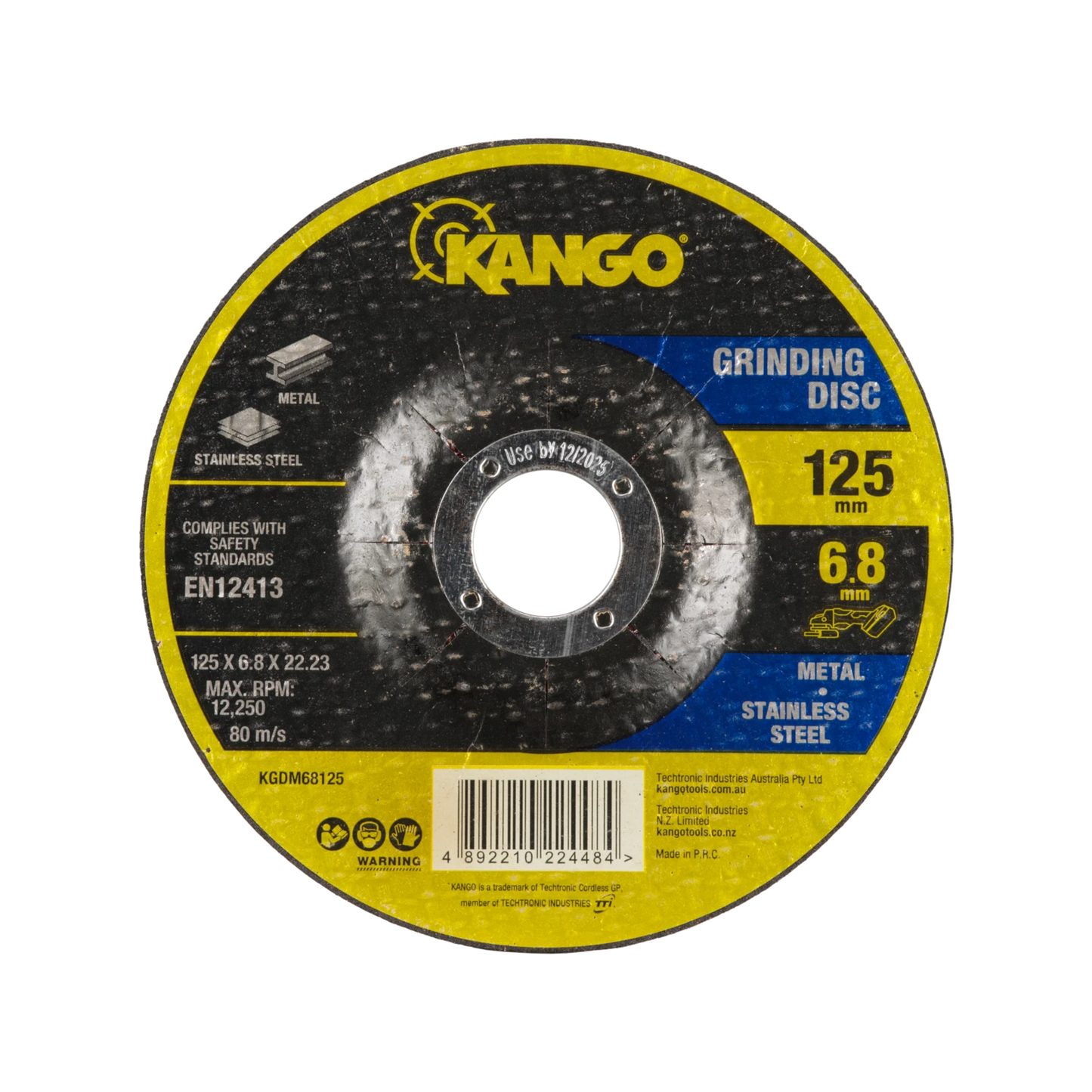 Kango 125mm Grinding Disc - Inox, Low Thermal Load, Aluminium Oxide, Angle Grinder Compatible