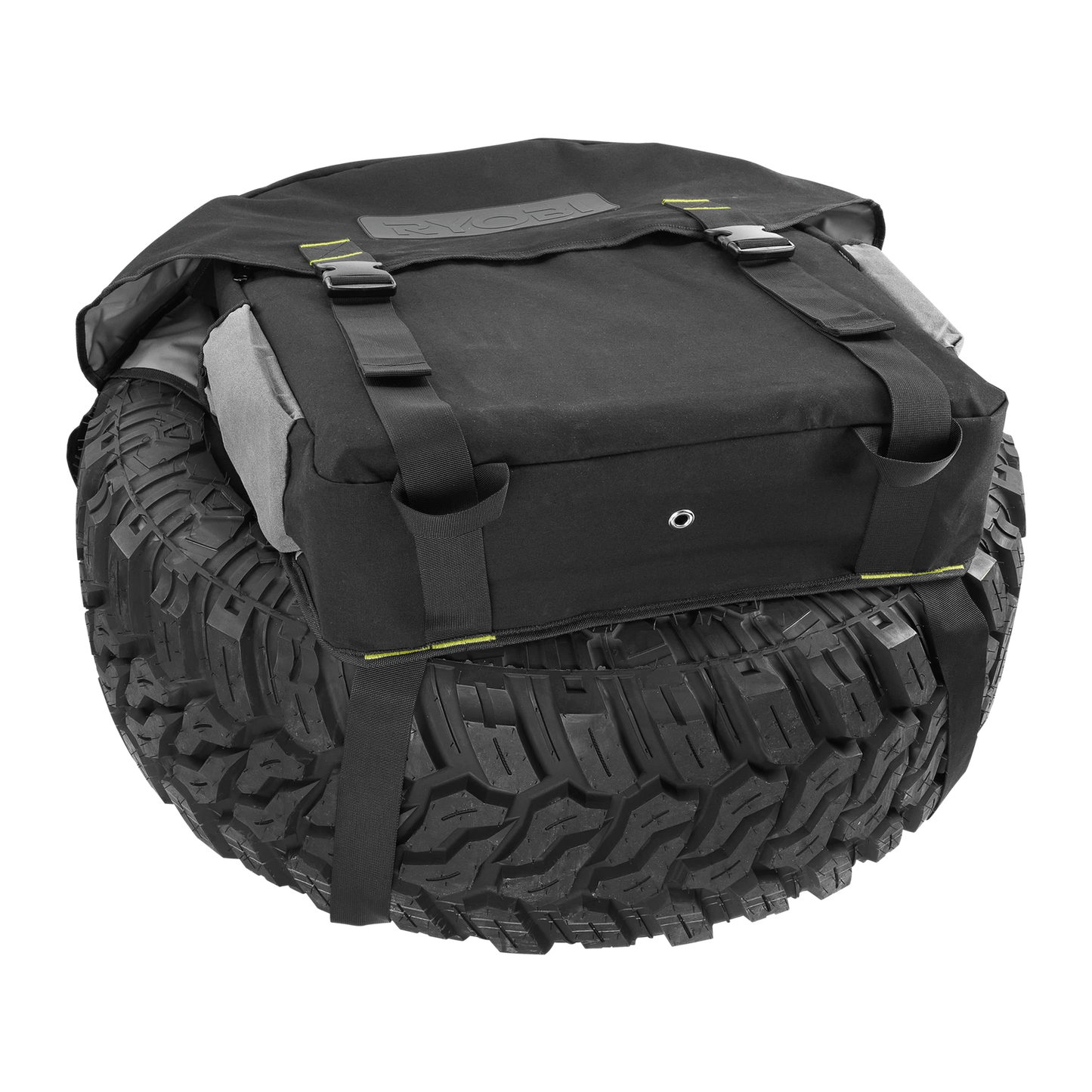 Ryobi Traxx Canvas Wheel Bag, Fits 31"-35" Tyres, Durable 250gsm Canvas, Ample Storage