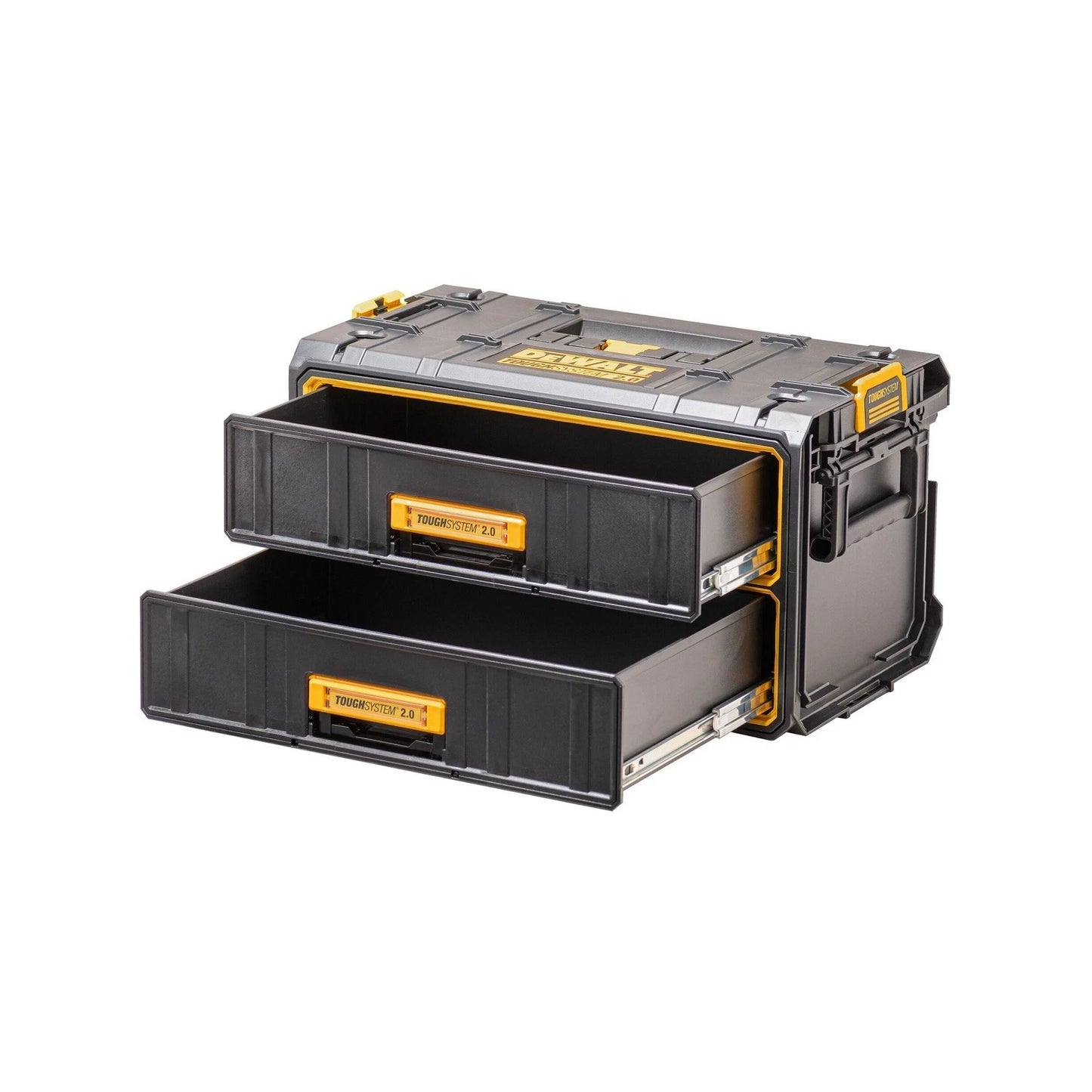 DeWALT TOUGHSYSTEM 2.0 2x Drawer Tool Box with Secure Latches & Side Handles