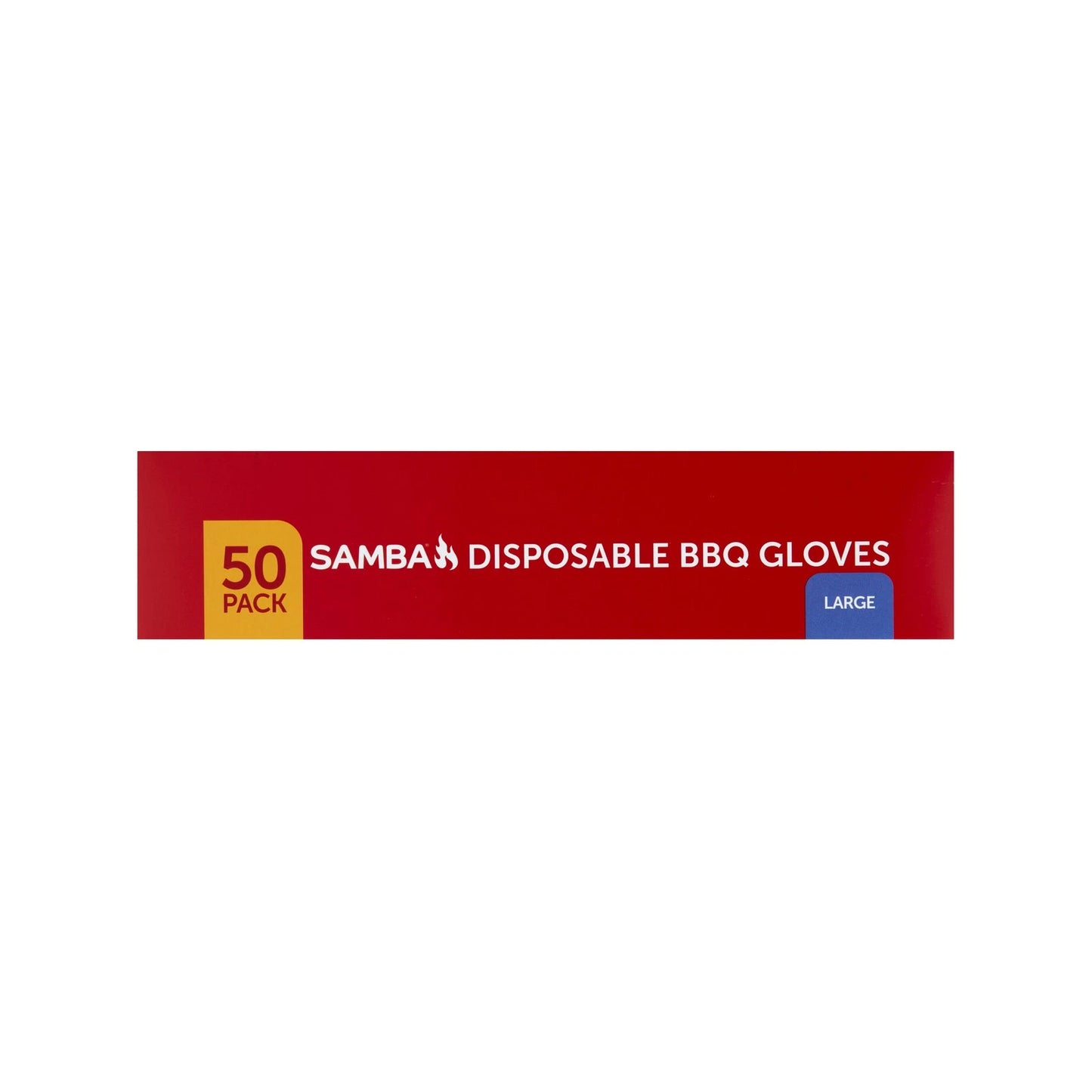 Samba Large Nitrile BBQ Gloves 50 Pack - FDA Approved, Micro Diamond Texture, Puncture Resistant