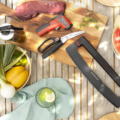 Matador Pit Slicer - Stainless Steel BBQ Tool with Ergonomic Handle for Safe, Precise Slicing