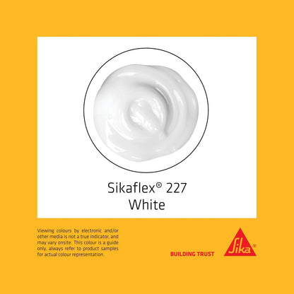 Sika Sikaflex 227 White 150ml Polyurethane Sealant for Auto & Construction