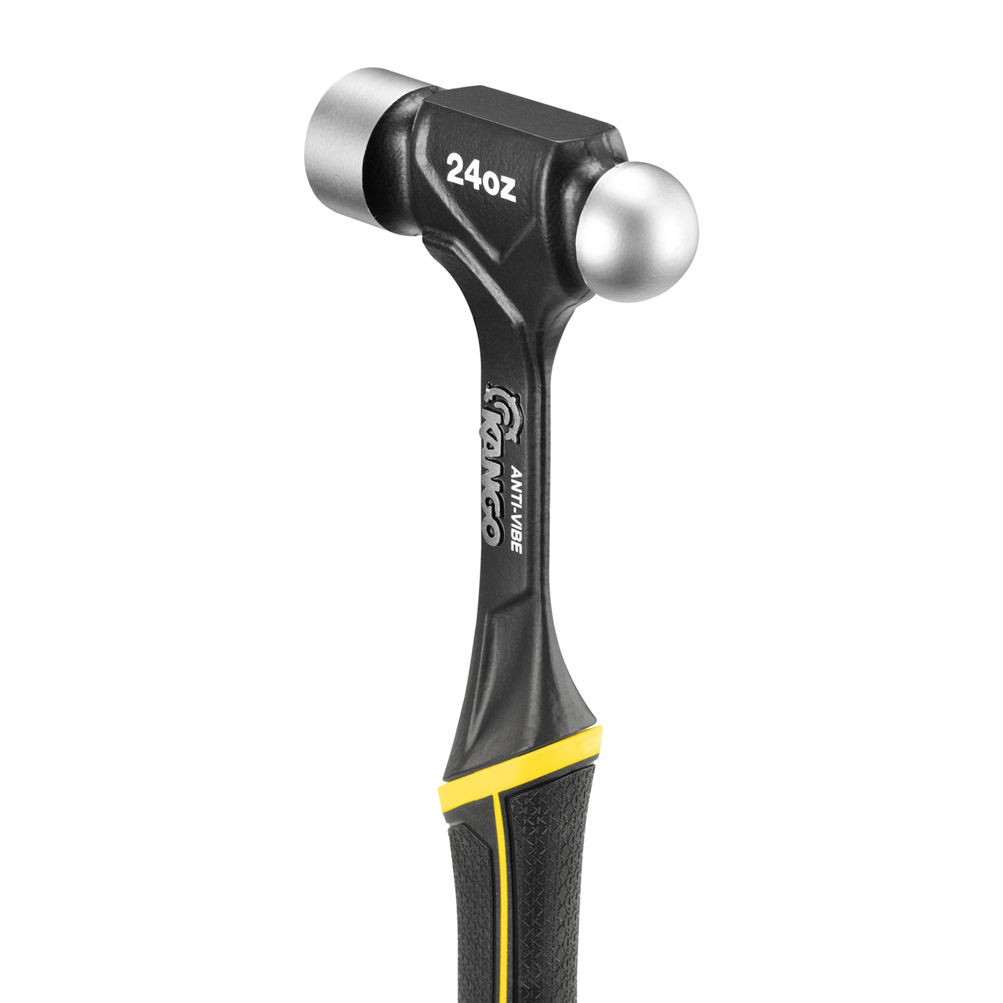 Kango 24oz Anti-Vibe Ball Pein Hammer, Dual Face, Forged Steel, Vibration Reduction