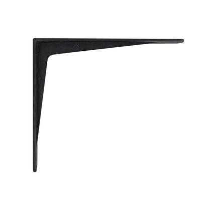 Carinya Black Heavy Duty 340x290mm Cast Aluminium Angle Bracket 150kg Load Capacity