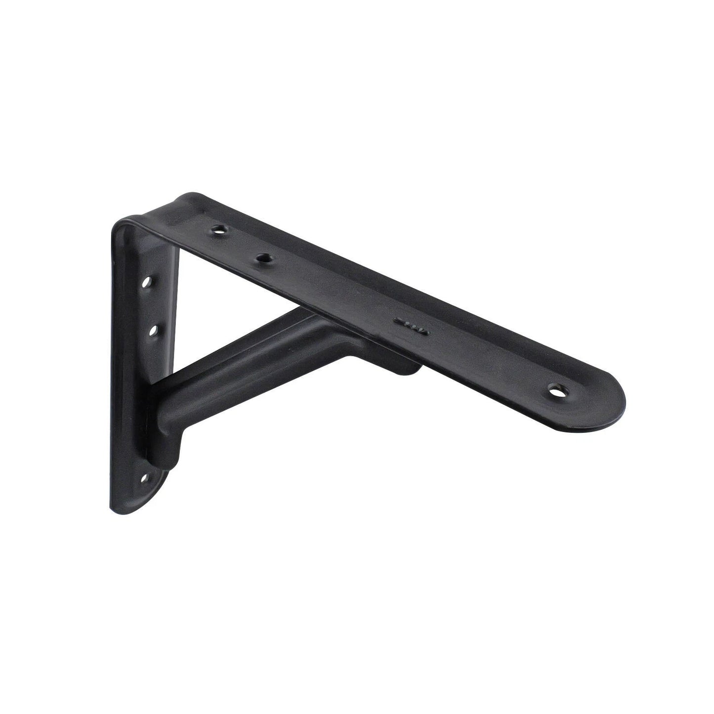 Carinya Black Light Stayed Bracket 150x125mm, 100kg Load, Powder Coated Steel