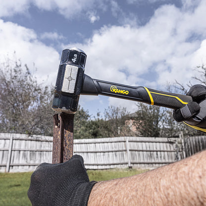 Kango 4lb Cross Strike Sledge Hammer - Dual Side Faces, Heat-Treated Steel, Balanced Design